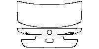 BMW 7 Series Exterior 2009 - Trunk Lid (with xDrive and 7##Li emblems)