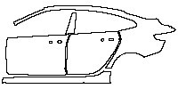 (left) Door+Side Skirt+Rear Fender