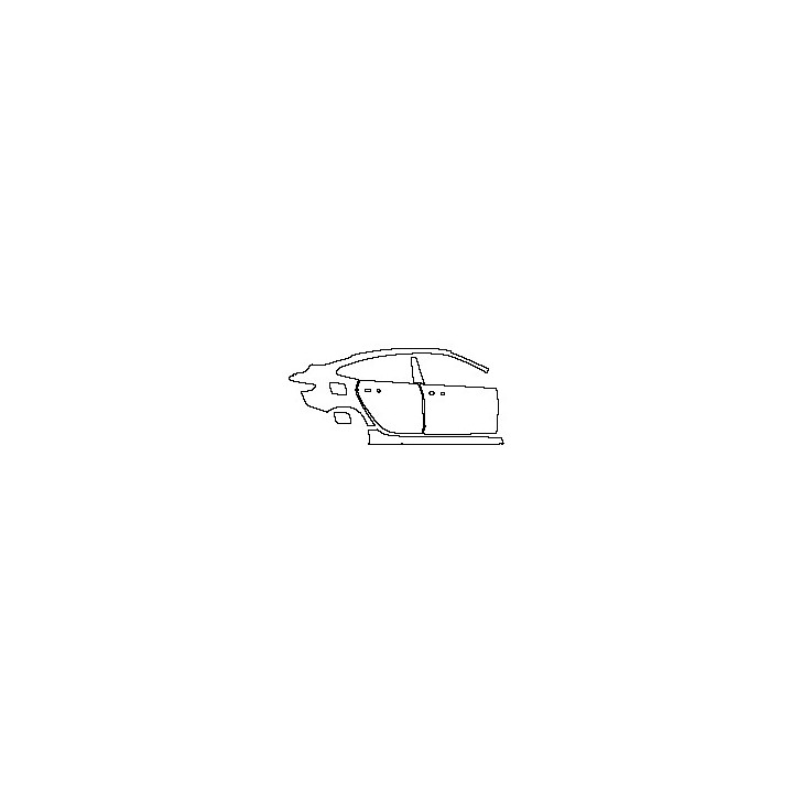 (right) Door+Side Skirt+Rear Fender