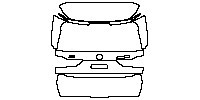 BMW X7 Exterior 2019 - Trunk Lid (with [X7] and [M50i] emblems)