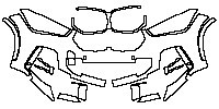 BMW X1 Extended Wheelbase 2020 - Bumper+Headlamp