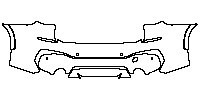 BMW X1 Standard Wheelbase 2016 - Rear Bumper
