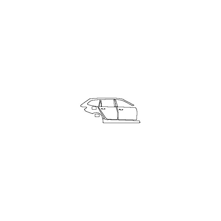 (right) Door+Side Skirt+Rear Fender