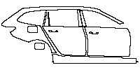 (right) Door+Side Skirt+Rear Fender