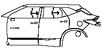 (left) Door+Rear Fender+Side Skirt
