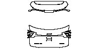 Chevrolet Blazer Exterior 2019 - Trunk Lid (with ''BLAZER'' , ''AWD'' , ''PREMIER'' emblems)