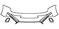 DS Automobiles DS 7 Exterior 2020 - Rear Bumper (with 2 PDC)