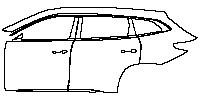 Exeed Exeed TX Exterior 2019 - (left) Door+Rear Fender+Side Skirt