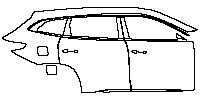 Exeed Exeed TX Exterior 2019 - (right) Door+Rear Fender+Side Skirt