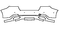 Ford Taurus Base 2019 - Rear Bumper