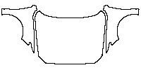 Ford Taurus Base 2019 - Hood+Fender