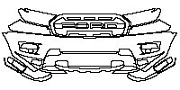 Ford Ranger (EU) Raptor 2019 - Bumper+Headlamp