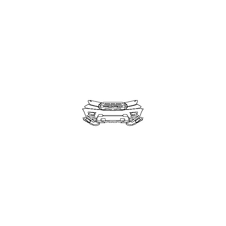 Ford Ranger (EU) Raptor 2019 - Bumper+Headlamp