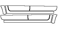 Ford Ranger (EU) Raptor 2019 - Side Skirt