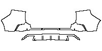 Ford EDGE Base 2020 - Rear Bumper