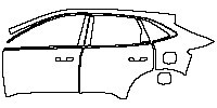 Ford Kuga Exterior 2020 - (left) Door+Side Skirt+Rear Fender