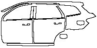 Ford Everest Exterior 2017 - (left) Door+Side Skirt+Rear Fender