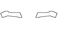 Ford Super Duty F-250 2020 - Rear Bumper (without radar)