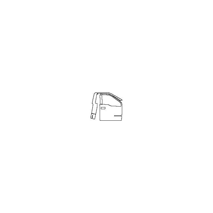 Ford Super Duty F-250 2020 - (right) Door+BC-Pillar+Rear Fender (with''6.7L'' ''PowerStroke'' emblem)