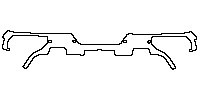 GMC Sierra 1500 Crew Cab 2019 - Rear Bumper