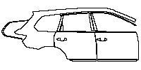 Hongqi HS7 Exterior 2019 - (right) Door+Side Skirt+Rear Fender