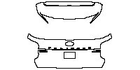 Hyundai Palisade Exterior 2019 - Trunk Lid (with ''Hyundai'' ''Palisade'' ''Htrac3.5'' model emblem)