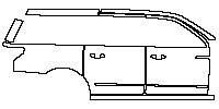 Lincoln Navigator Exterior 2018 - (right) Door+BCD Pillar+Rear Fender+Side Skirt
