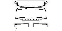Lincoln Navigator Exterior 2018 - Trunk Lid (with "LINCOLN" "NAVIGATOR" "L" "Presidential" model emblem)