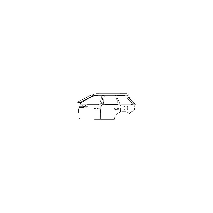 Lincoln Corsair Exterior 2020 - (left)Door+BC Pillar+Rear Fender