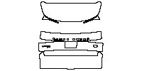 Land Rover Range Rover Extended Wheelbase 2013 - Trunk Lid (with ''P400'' ''Vogue'' model emblem)