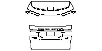 Land Rover Range Rover Sport HSE Dynamic 2017 - Trunk Lid (with SPORT, stripe and oval emblems.)