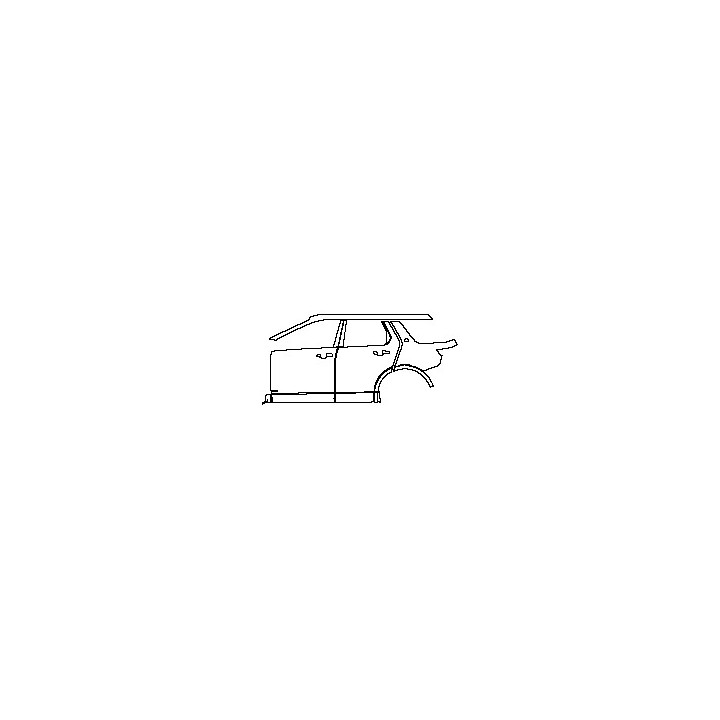 (left) Door+Side Skirt+Rear Fender