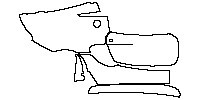 Lotus Elise Cup 250 2019 - (right) Door+Side Skirt+Rear Fender