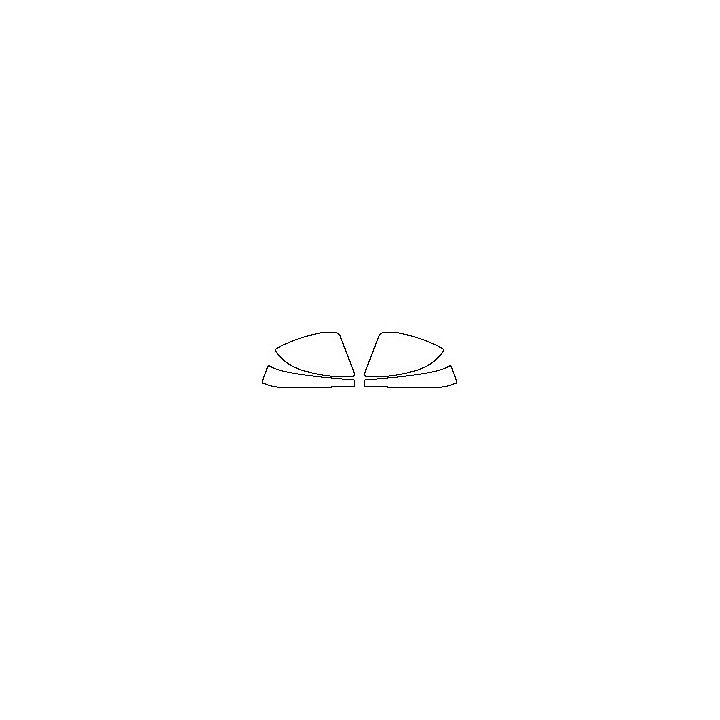 Lexus RX RX (SWB) 2016 - Mirror (2 pieces)
