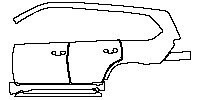 Lexus LX Exterior 2016 - (left) Door+Rear Fender+Side Skirt