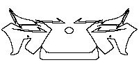 Lexus NX Base 2014 - Bumper+Headlamp (for American version only)