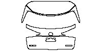 Lexus NX F-Sport 2014 - Trunk Lid (with LEXUS and NX*00 emblem)