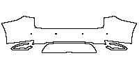Lexus RX RX (SWB) 2016 - Rear Bumper