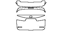 Lexus LM Exterior 2020 - Trunk Lid (with "LEXUS" and "LM300h" emblems)