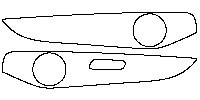Mercedes-Benz C Class Sedan 2015 - (rear) Door Trim (without Burmester, with front seat adjustment on the right trim.)