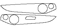 Mercedes-Benz C Class Sedan 2015 - (rear) Door Trim (with Burmester, with front seat adjustment on the right trim.)
