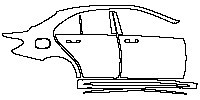 (right) Door+BC Pillar+Rear Fender+Side Skirt