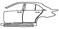 (left) Door+BC Pillar+Rear Fender+Side Skirt