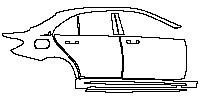 (right) Door+BC Pillar+Rear Fender+Side Skirt
