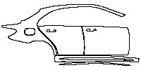 (right) Door+Rear Fender+Side Skirt