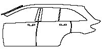 (left) Door+B Pillar+Rear Fender
