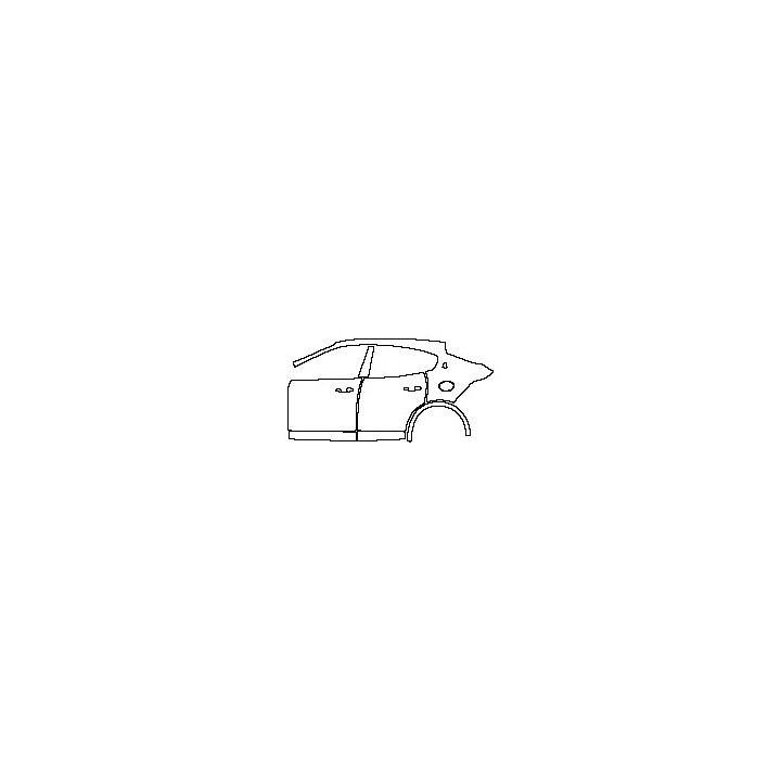 (left) Door+B Pillar+Rear Fender+Side Skirt