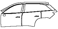 NIO ES6 Exterior 2019 - (left) Door+B Pillar+Rear Fender