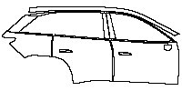 NIO ES6 Exterior 2019 - (right) Door+B Pillar+Rear Fender