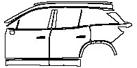 NIO ES8 Exterior 2018 - (left) Door+Side Skirt+Rear Fender